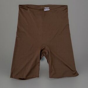 SPANX By Sara‎ Blakely Shapewear High Waist Mid Thigh Shaper Shorts Brown L